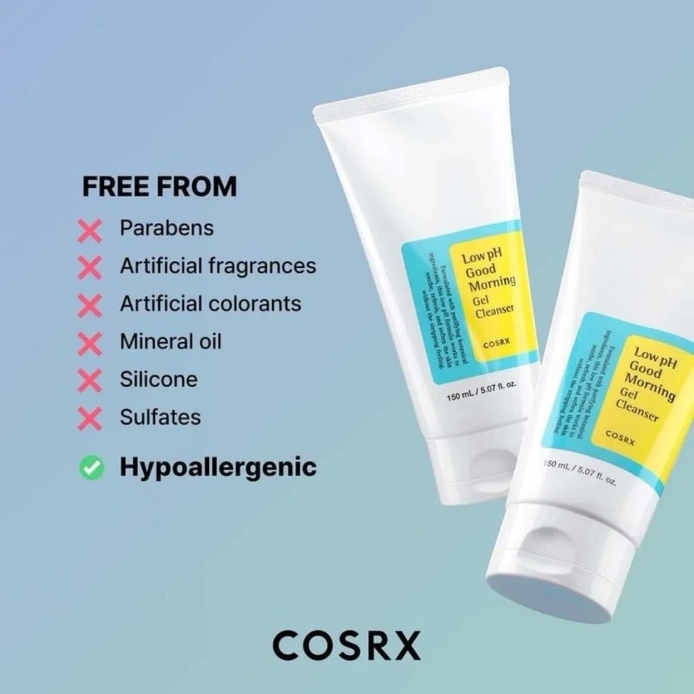 COSRX Low pH Good Morning Gel Cleanser - 150ml EXP:07/2027